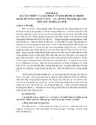 Sự cần thiết và giải pháp cơ bản để phát triển kinh tế nông thôn ở nước ta trong thời kì quá độ lên chủ nghĩa xã hội