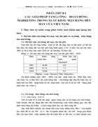 Hoạt động xuất khẩu chè của công ty may Việt Nam