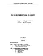 The role of advertising in society lt Eng gt