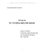 Tìm hiểu về tư tưởng thân dân của chủ tịch Hồ Chí Minh so với các bậc tiền bối Vấn đề này được Đảng và nhà nước ta hiện nay giải quyết như thế nào