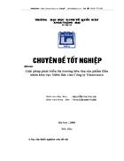 Giải pháp phát triển thị trường tiêu thụ sản phẩm Dầu nhờn khu vực Miền Bắc của Công ty Vinatranco