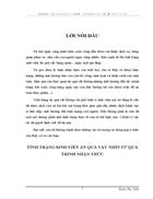 Tình trạng sinh viên ăn quà vặt nhìn từ quá trình nhận thức
