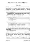 Một số giải pháp về quản lý nhằm góp phần nâng cao hiệu quả hoạt động kinh doanh tại Trung tâm thương mại và xuất nhập khẩu thiết bị thuỷ