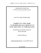 Nghiấn cứu cễng nghệ và mễ hènh hoá quá trènh xử lí nước thải cễng ty tnhh hải long