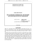 Hiệp định thương mại việt mỹ với vấn đề xuất khẩu hàng hoá của việt nam sang mỹ