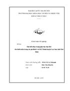 Tìm hiểu thực trạng giáo dục đạo đức cho thiếu niên trong các gia đình ở xã Mỹ Thành huyện Lạc Sơn tỉnh Hoà Bình