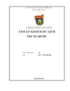 Tâm lý khách du lịch trung quốc