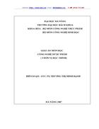 Giáo án môn học công nghệ dược phẩm