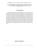 Một số vấn đề cần làm đối với cán bộ quản lý trong quá trình phát triển hệ thống cán bộ ngày nay