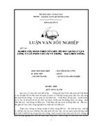 Một số giải pháp nhằm hoàn thiện bộ máy tổ chức quản lý tại Công ty cổ phần vận tải và thương mại chiến thắng