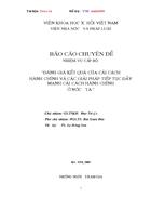 Đánh giá kết quả của Cải cách hành chính và các giải pháp tiếp tục đẩy mạnh cải cách hành chính ở nước ta