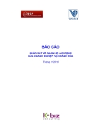 Kết quả lấy ý kiến của giới chủ doanh nghiệp về thực tiễn áp dụng bộ luật lao động tại khánh hòa