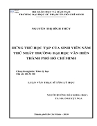 Hứng thú học tập của sinh viên năm thứ nhất trường đại học Văn Hiến thành phố Hồ Chí Minh