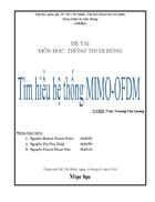 Tìm hiểu hệ thống MIMO OFDM