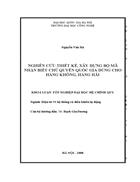 Nghiên cứu thiết kế xây dựng bộ mã nhận biết chủ quyền quốc gia dùng cho hàng không hàng hải