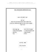 Một số giải pháp nhằm thực hiện tốt chương trình iso 9000 tại bộ công nghiệp việt nam