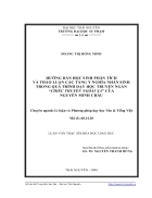 Hướng dẫn học sinh phân tích và thảo luận các tầng ý nghĩa nhân sinh trong quá trình dạy học truyện ngắn Chiếc thuyền ngoài xa của Nguyễn Minh Châu