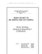 Hệ thống thông tin di động thế hệ 3 CDMA2000