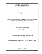 Công cuộc chuẩn bị lực lượng và khởi nghĩa giành chính quyền ở Phổ Yên tỉnh Thái Nguyên