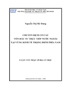 Chuyển dịch cơ cấu vốn đầu tư trực tiếp nước ngoài tại vùng kinh tế trọng điểm phía Nam