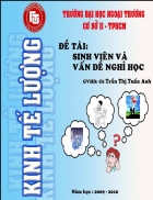 Sinh viên và vấn đề nghỉ học