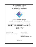 Thiết kế lịch vạn niên điện tử