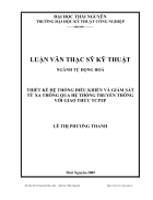 Thiết kế hệ thống điều khiển và giám sát từ xa thông qua hệ thống truyền thông với giao thức tcpip