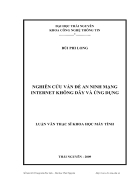 Nghiên cứu vấn đề an ninh mạng internet không dây và ứng dụng