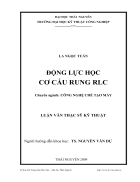 Động lực học cơ cấu rung rlc