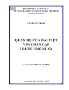 Quan hệ của Đại Việt với chân lạp trước thế kỉ XX