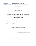 Khong gian lu thu trong tho duong