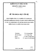 Hoàn thiện công tác nghiên cứu đánh giá hệ thống kiểm soát nội bộ của đơn vị được kiểm toán và việc xác định trọng yếu rủi ro trong hoạt động kiểm toán của Kiểm toán Nhà nước