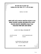 Một số giải pháp nhằm nâng cao khả năng cạnh tranh của các Ngân hàng Thương mại tại Thành phố Hồ Chí Minh Một số giải pháp nhằm nâng cao khả năng cạnh tranh của các Ngân hàng Thương mại tại T