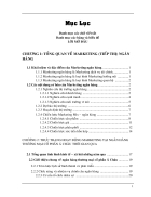 Giải pháp nâng cao hiệu quả hoạt động tiếp thị tại Ngân hàng Thương mại Cổ phần Á Châu