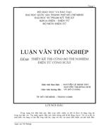 Thiết kế thi công bộ thí nghiệm điện tử công suất