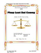 Phap luat dai cuong Tim Hieu Ve Luat Lao Dong