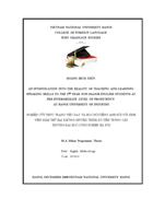 An investigation into the reality of teaching and learning speaking skills to the 2nd year non major english students at pre intermediate level of pro