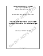 Phần mềm thiết kế và chấm điểm tự động biểu mẫu thi trắc nghiệm