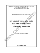 Xây dựng hệ thống điều khiển máy tính từ xa sử dụng công nghệ bluetooth