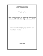 Mạng cảm nhận không dây WSN đặc điểm cấu hình và thủ tục điều khiển thâm nhập môi trường MAC