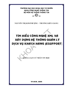 Tìm hiểu công nghệ XML và xây dựng hệ thống quản lý dịch vụ khách hàng