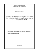 Quảng cáo trực tuyến hướng câu truy vấn với sự giúp đỡ của phân tích chủ đề và kỹ thuật tính hạng