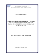 Nghiên cứu khả năng sinh hoạt chất đối kháng vi sinh vật gây bệnh cho cây trồng của các chủng nấm sợi phân lập từ rừng Đà Lạt