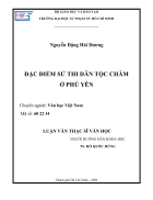 ĐẶC ĐIỂM SỬ THI DÂN TỘC Chăm Ở Phú Yên