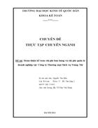 Hoàn thiện kế toán chi phí bán hàng và chi phí quản lý doanh nghiệp tại công ty Thương mại dịch vụ Tràng Thi