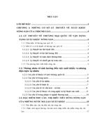 Xuất khẩu nông sản của CHDCND Lào hiê n tra ng va xu hươ ng pha t triê n