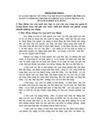 Chi phí sản xuất và tính giá thành công tác xây lắp