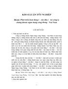 Phát triển hoạt động tư vấn đầu tư tại công ty chứng khoán Ngân hàng Công Thương Việt Nam