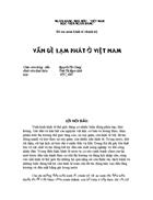 Vấn đề lạm phát ở việt nam