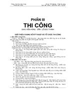 Phần thi công